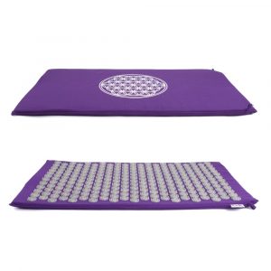 Acupressure Shakti Mat Cotton Lotus Purple - Flower of Life