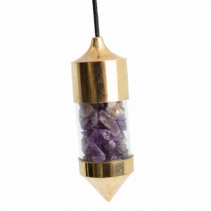 Pendulum Gemstone Amethyst Chips