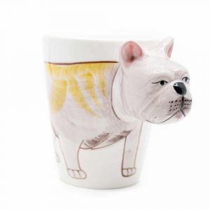 Cup Hand Painted Bulldog