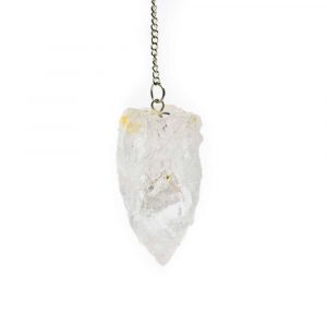 Pendulum Crude Rock Crystal Natural