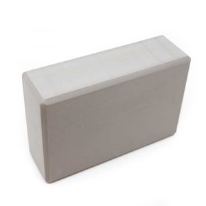 Spiru Yoga Block EVA Foam Grey Rectangular - 22 x 15 x 7.5 cm