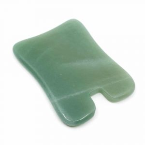 Guasha Scraper Green Aventurine Rectangle