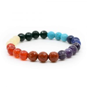 Gemstone Bracelet 7 Chakra Facet