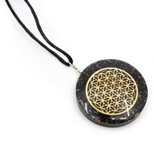 Orgon Pendant Flower of Life - Hematite