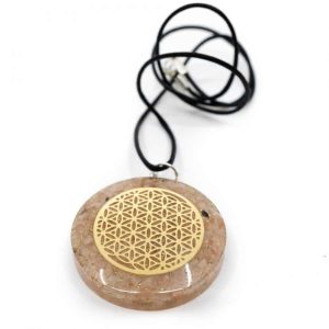 Orgon Pendant Flower of Life - Sunstone