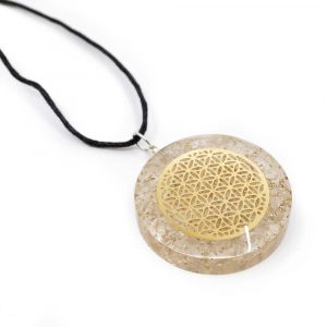 Orgon Pendant Flower of Life - Rock Crystal