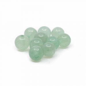 Gemstone Loose Beads Green Aventurine - 10 pieces (6 mm)