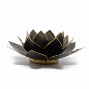 Lotus Mood Light Black Gold Edge