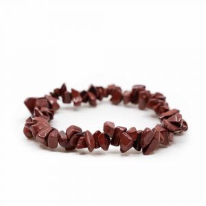 Gemstone Chip Bracelet Red Jasper (19 cm)