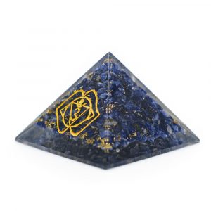 Orgonite Pyramid Sodalite - Third Eye (70 mm)