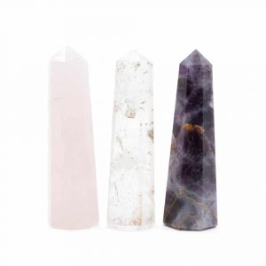 Gemstones Obelisks Golden Triangle (70 mm)