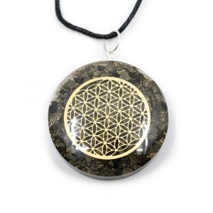 Orgon Pendant Flower of Life - Pyrite