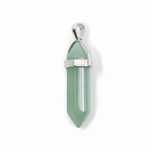 Double Pointed Pendant Green Aventurine