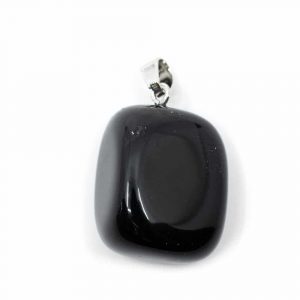 Obsidian Tumbled Stone Pendant