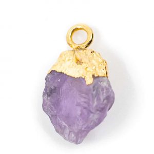 Birthstone Pendant February Amethyst (10 mm)