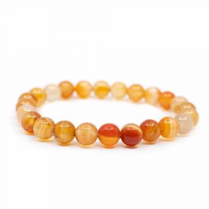 Gemstone Bracelet Red Agate (18 cm)