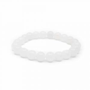 Gemstone Bracelet White Jade