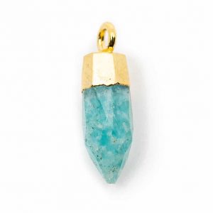 Gemstone Pendant Point Amazonite (12 mm)