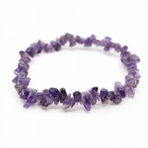 Gemstone Chip Bracelet Amethyst