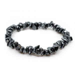 Gemstone Chip Bracelet Hematite