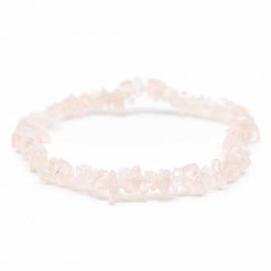 Gemstone Chip Bracelet Rose Quartz