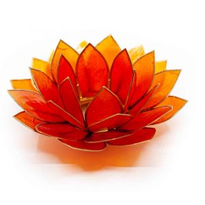 Lotus Mood Light Orange Gold Edge - Deluxe