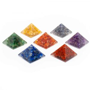 Chakra Set 7 Orgon Baby Pyramids