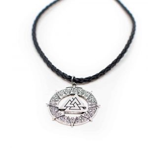 Talisman Viking Valknut Sun