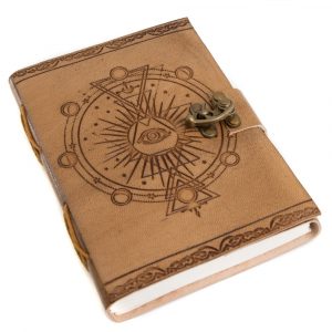 Handmade Leather Notebook All-Seeing Eye (17.5 x 13 cm)