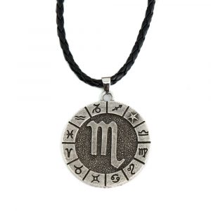 Metal Horoscope Pendant Scorpio (40 mm)