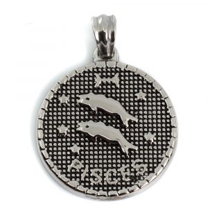 Metal Horoscope Pendant Pisces (25 mm)