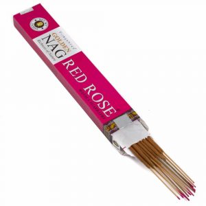 Golden Nag Red Rose Incense (1 Pack)