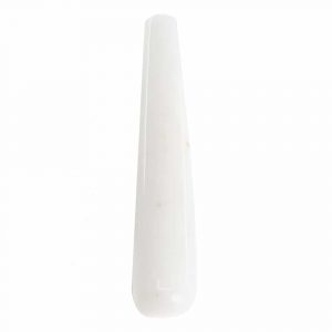 Yoni Wand White Jade - 10 cm