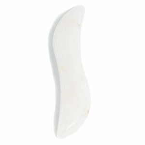 Yoni Wand Jade White S-Shape (10 cm)