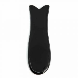 Gua Sha Scraper Obsidian Fish - 95 mm