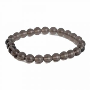 Gemstone Bracelet Smoky Quartz - 8 mm