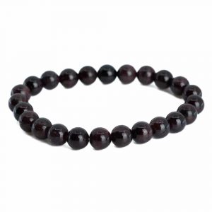 Gemstone Bracelet Garnet - 8 mm