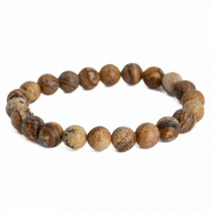 Gemstone Bracelet Landscape Jasper - 8 mm