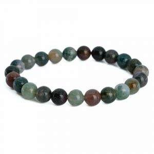 Gemstone Bracelet India Agate - 8 mm