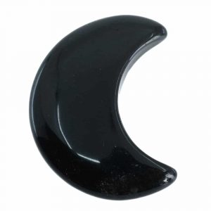 Gemstone Moon - Obsidian - 3 cm