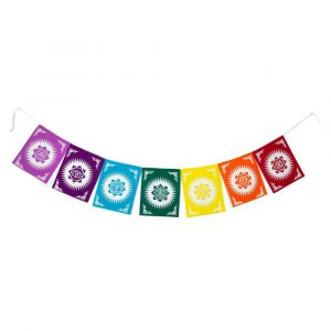 Prayer Flags Tibetan Cotton Chakra - 180 cm