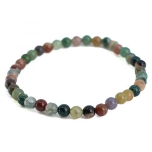 Gemstone Bracelet India Agate (4 mm)