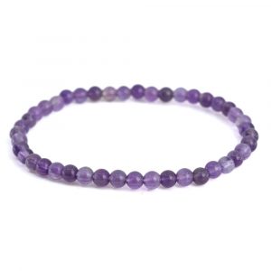 Gemstone Bracelet Amethyst (4 mm)