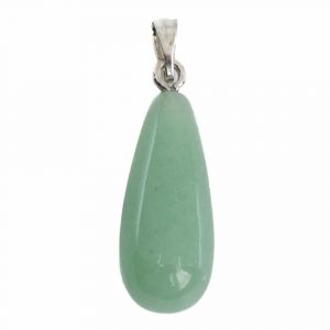 Gemstone Pendant Green Aventurine Drop