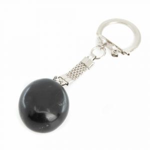 Gemstone Keychain Shungite