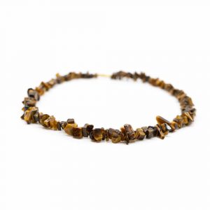 Gemstone Chip Necklace Tiger Eye (45 cm)