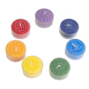 Fair Trade Votive Wish 7 Chakra Candles Set (Set of 7)