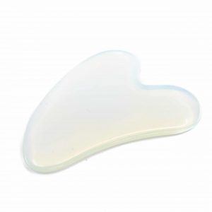 Gua Sha Scraper Opalite Heart (80 mm)