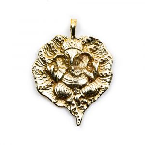 Pendant Ganesha Gold-coloured (30 mm)