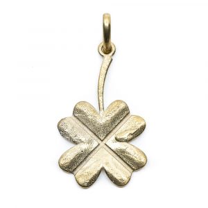 Pendant Four-leaf Clover - Gold-coloured (40 mm)